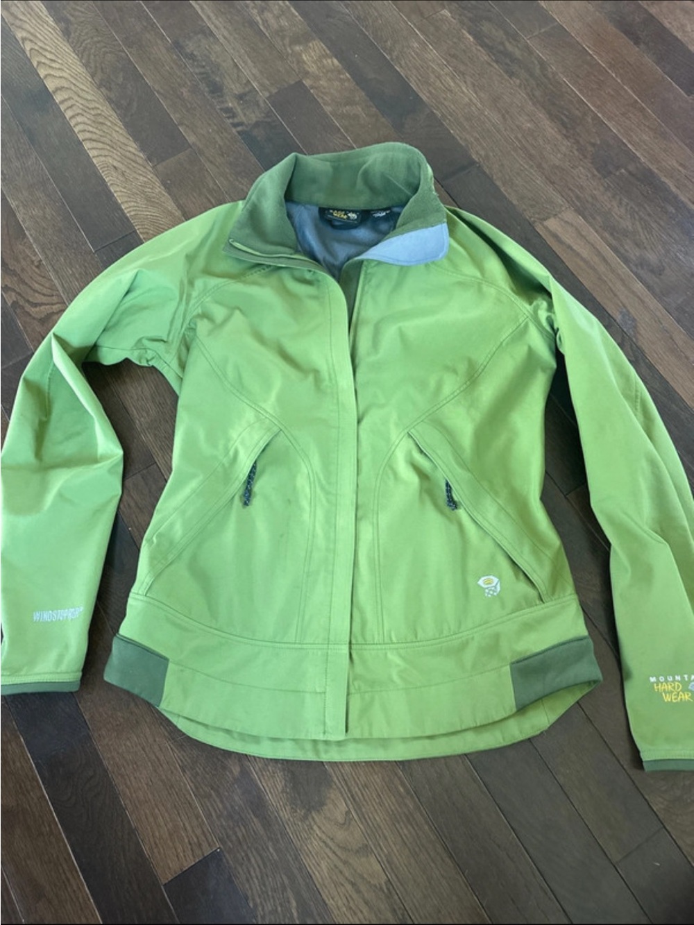 Mountain Hardwear Women's Green Softshell Jacket